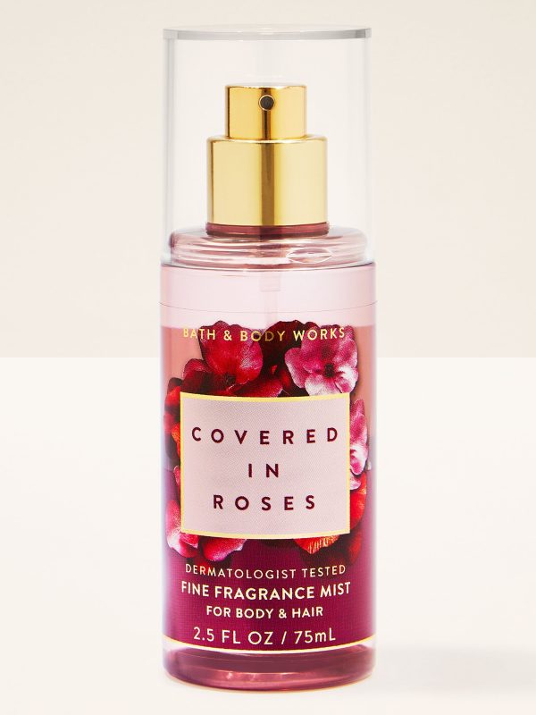 Travel Size Fine Fragrance Mist  Covered In Roses 2.5 fl oz / 75 ml