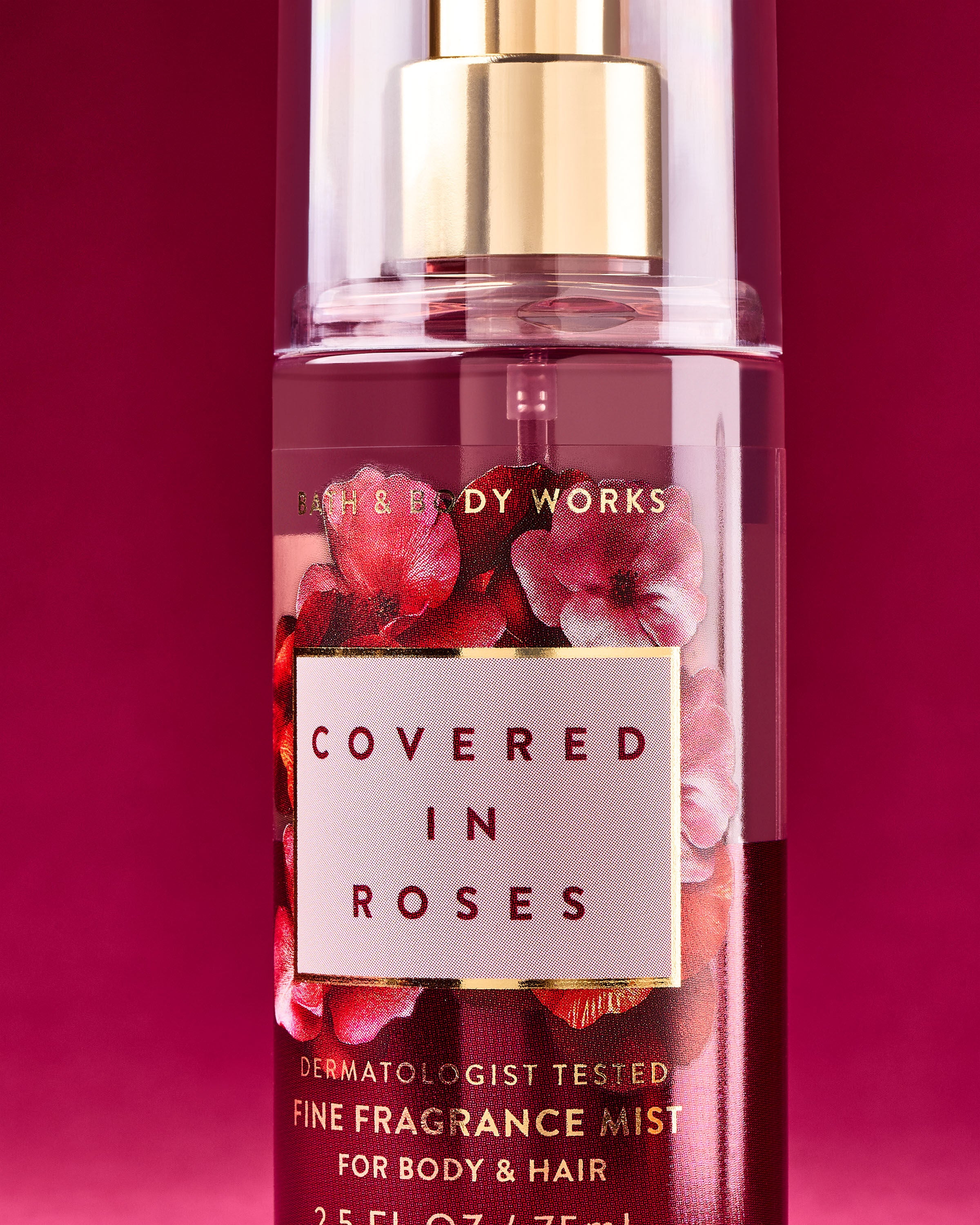 Travel Size Fine Fragrance Mist Covered In Roses 2.5 fl oz / 75 ml - Image 2