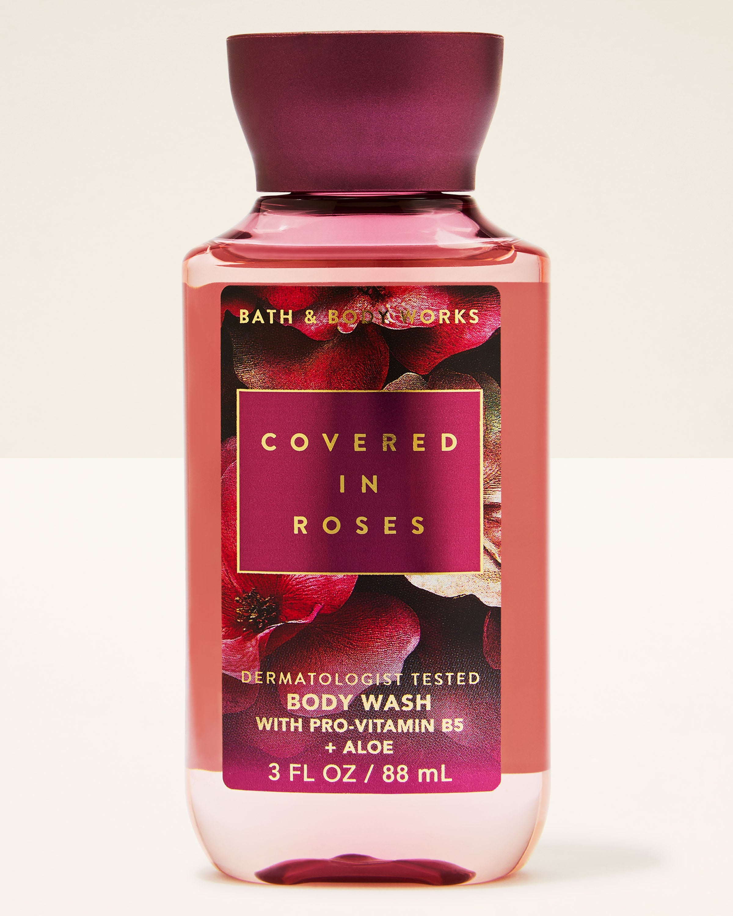 Travel Size Body Wash Covered In Roses 3 fl oz / 88 ml