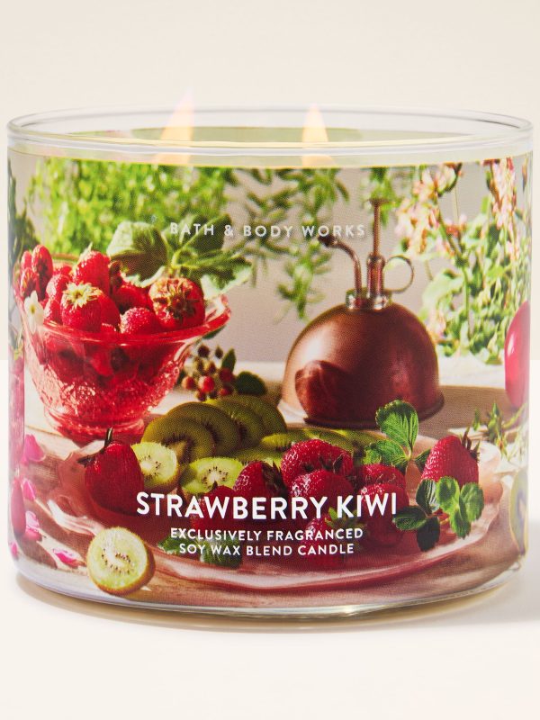 3-Wick Candle  Strawberry Kiwi 14.5 oz / 411 g