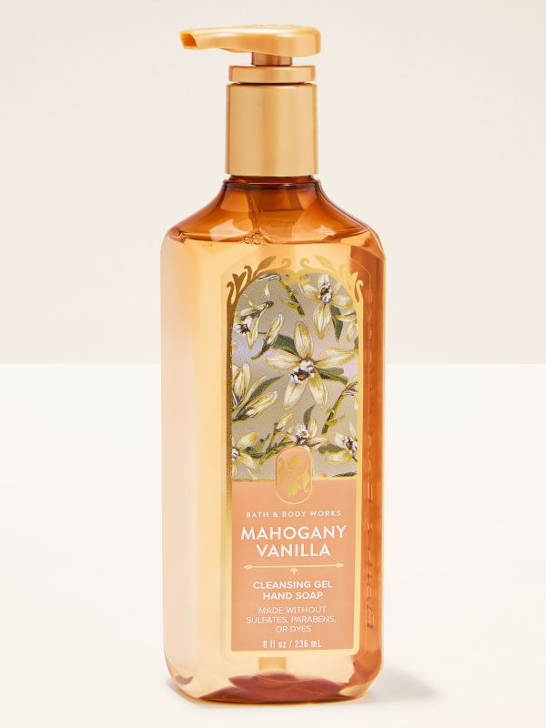 Cleansing Gel Hand Soap  Mahogany Vanilla 8 fl oz / 236 ml
