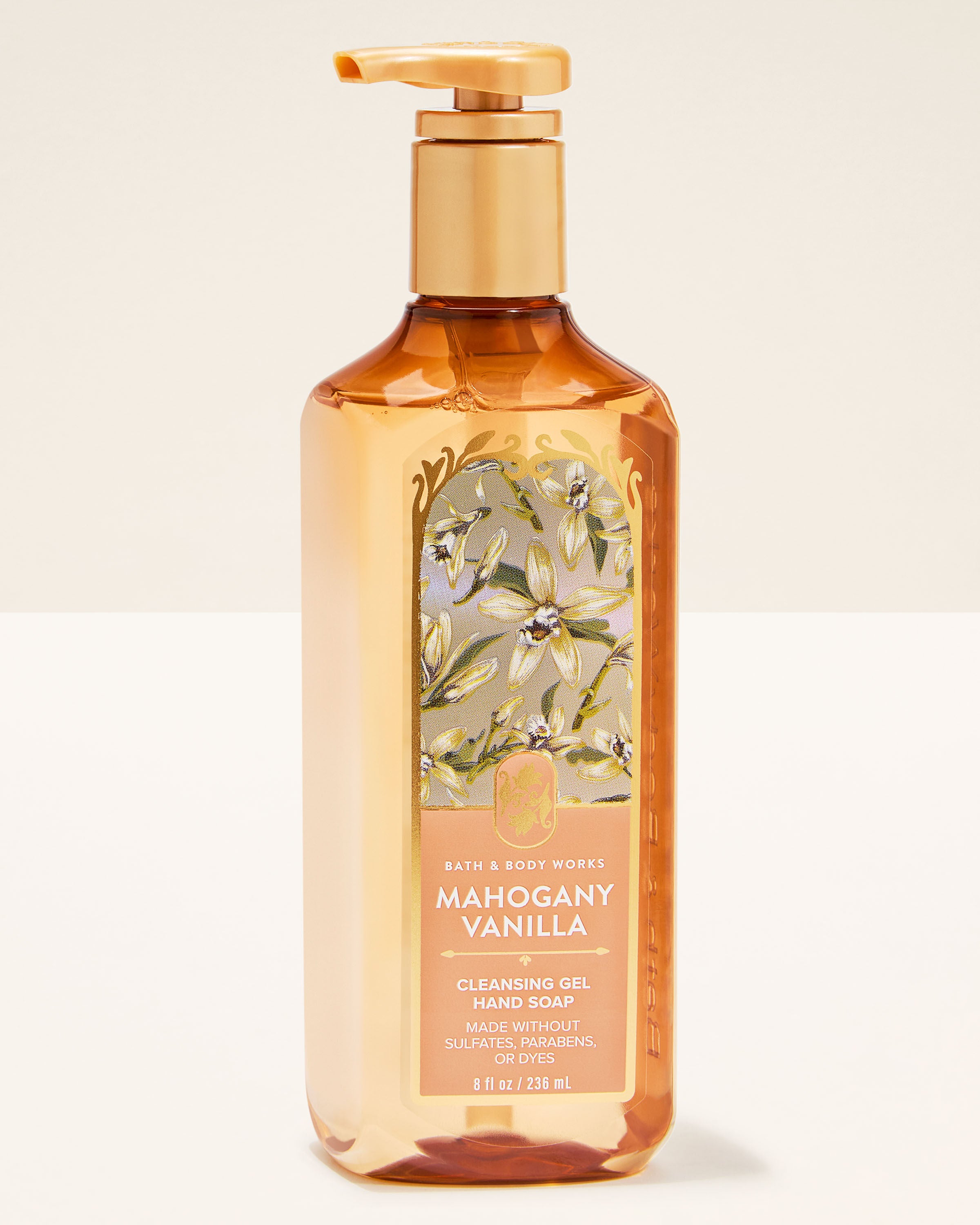 Cleansing Gel Hand Soap Mahogany Vanilla 8 fl oz / 236 ml