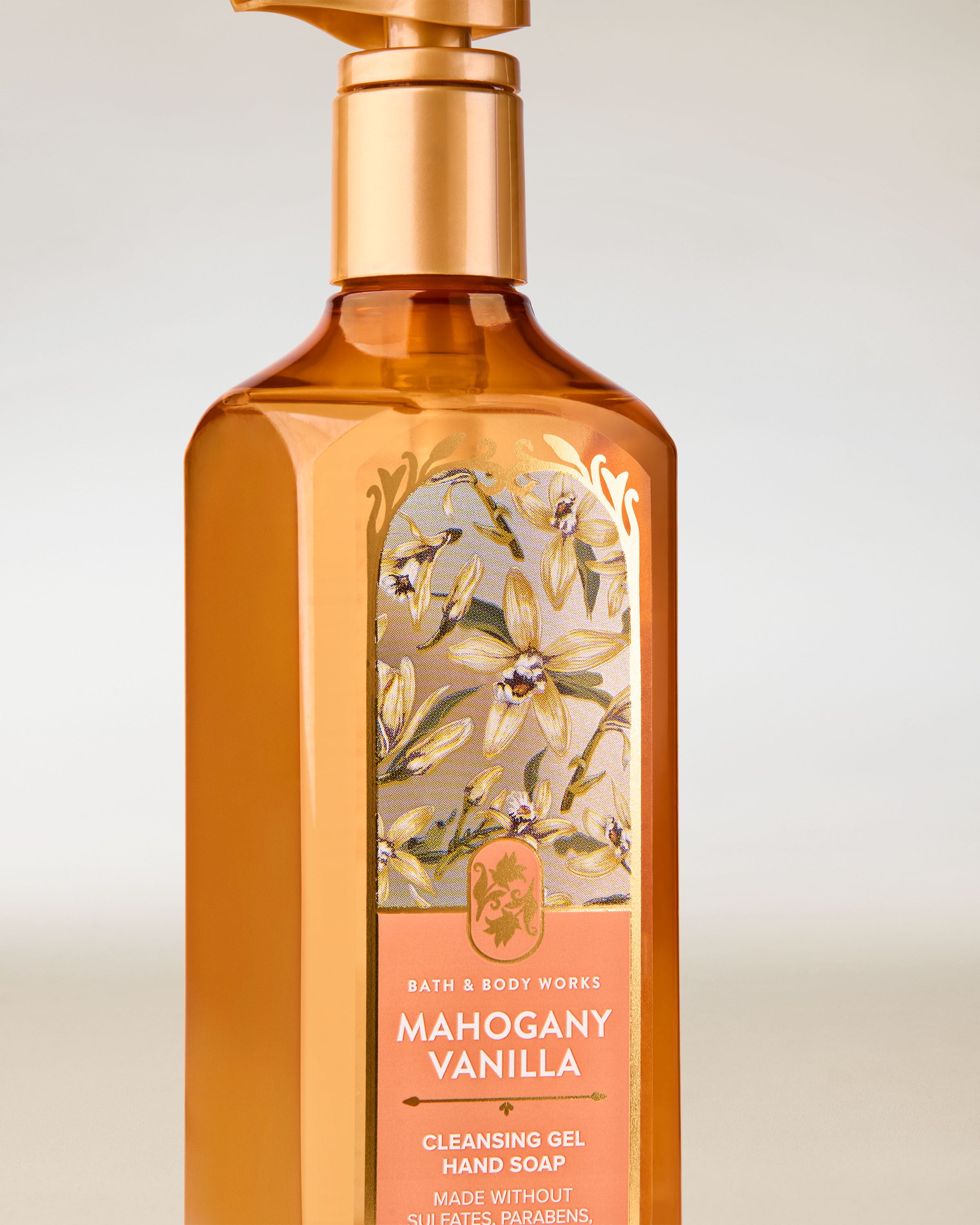 Cleansing Gel Hand Soap Mahogany Vanilla 8 fl oz / 236 ml - Image 2
