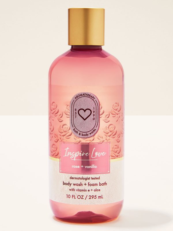 Body Wash & Foam Bath  Rose Vanilla 10 fl oz / 295 ml