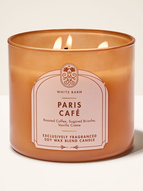 3-Wick Candle Paris Café 14.5 oz / 411 g