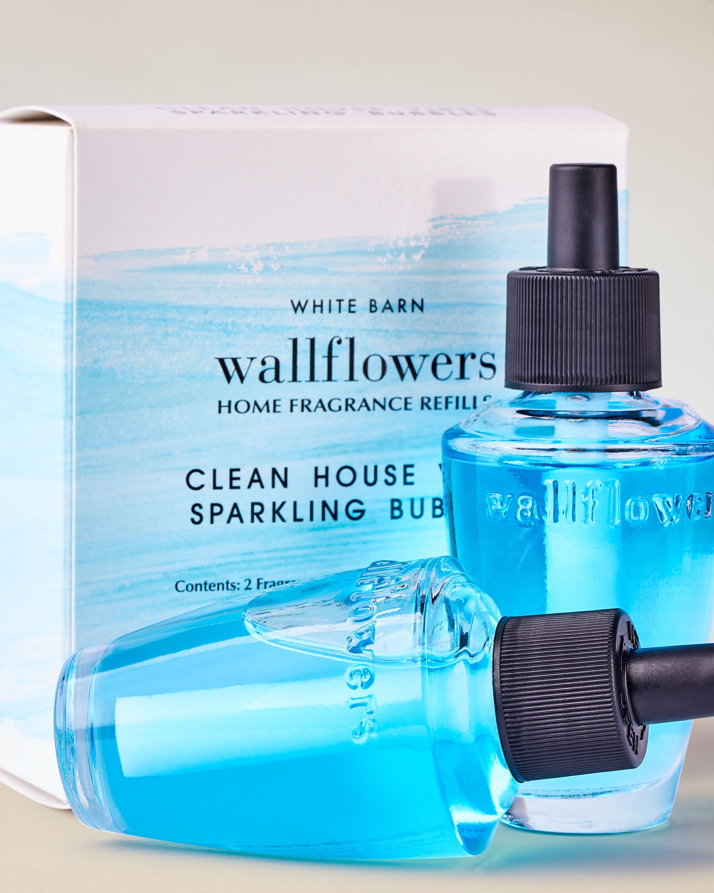 Wallflowers Refills 2-Pack Clean House Vibes - Sparkling Bubbles 2 fragrance bulbs 0.8 fl oz / 24 ml per bulb total net 1.6 fl oz / 48 ml - Image 2