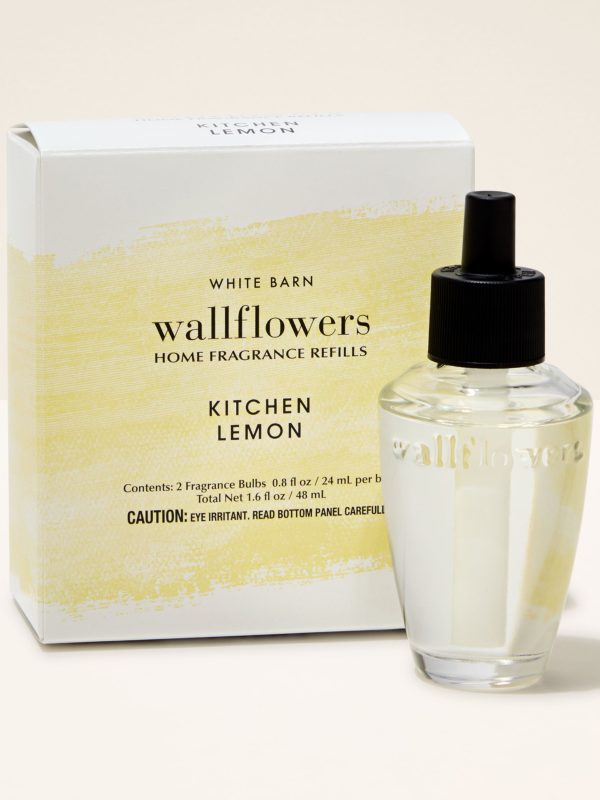 Wallflowers Refills 2-Pack  Kitchen Lemon 2 fragrance bulbs 0.8 fl oz / 24 ml per bulb total net 1.6 fl oz / 48 ml