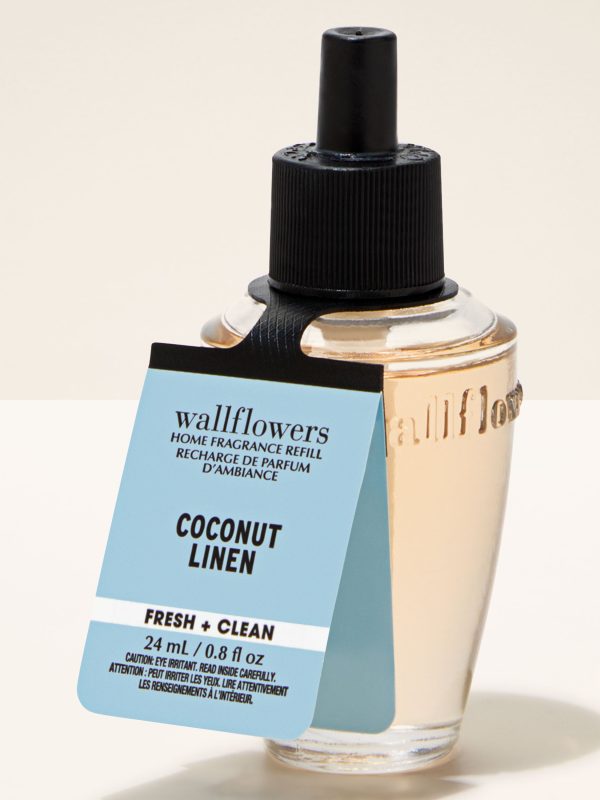 Wallflowers Fragrance Refill  Coconut Linen 0.8 fl oz / 24 ml
