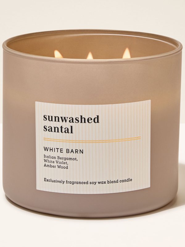 3-Wick Candle  Sunwashed Santal 14.5 oz / 411 g