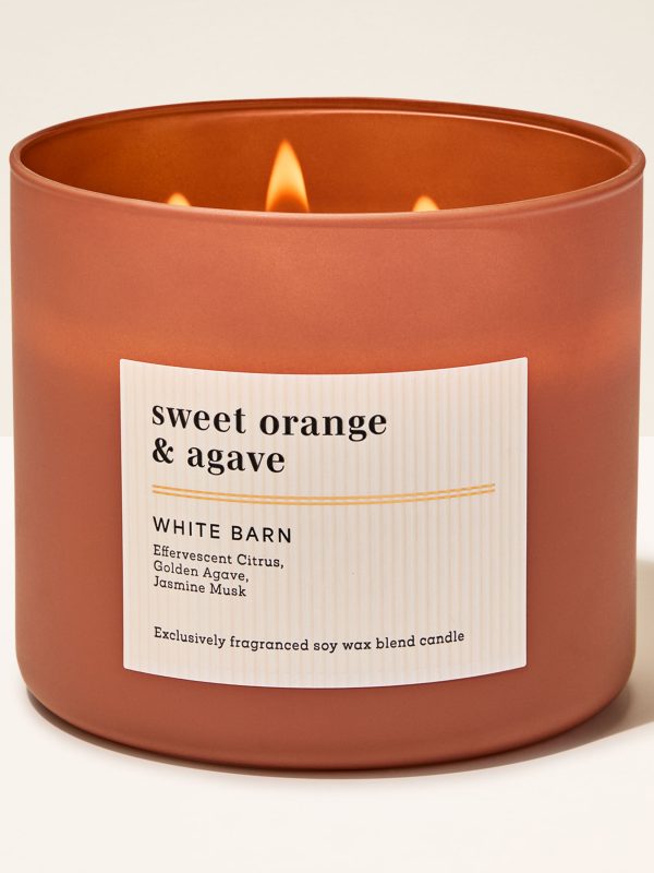 3-Wick Candle  Sweet Orange & Agave 14.5 oz / 411 g
