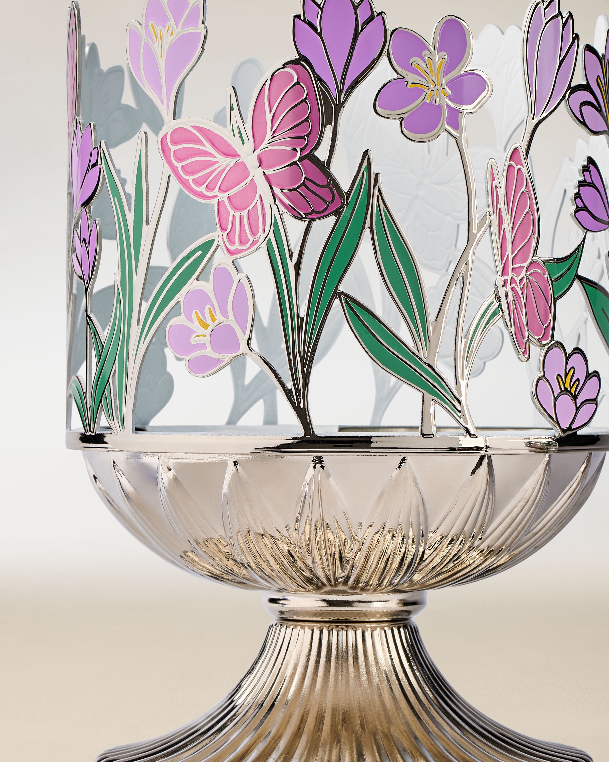 3-Wick Candle Holder Butterfly - Image 3
