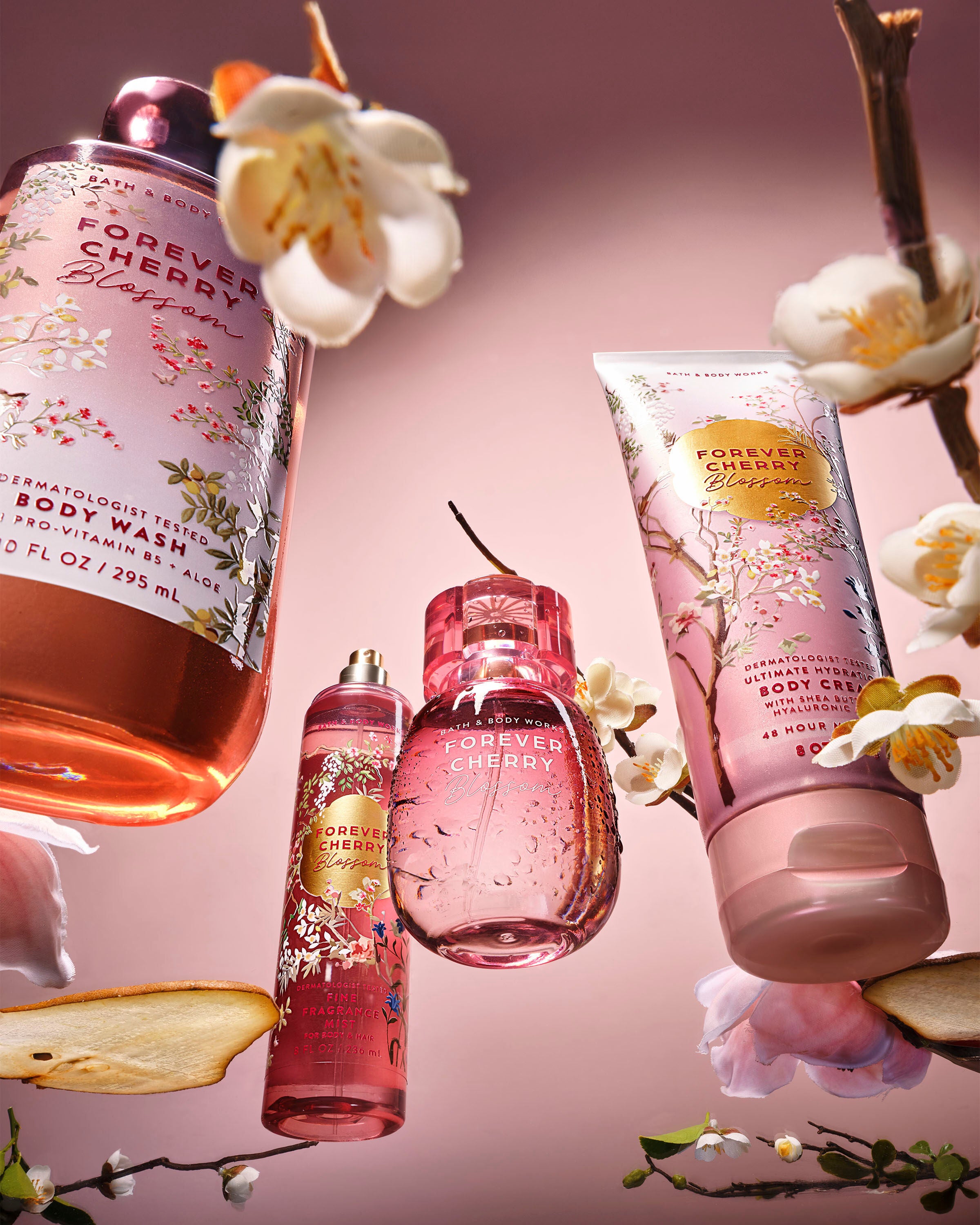 Body Lotion Forever Cherry Blossom 8 fl oz / 236 ml - Image 7