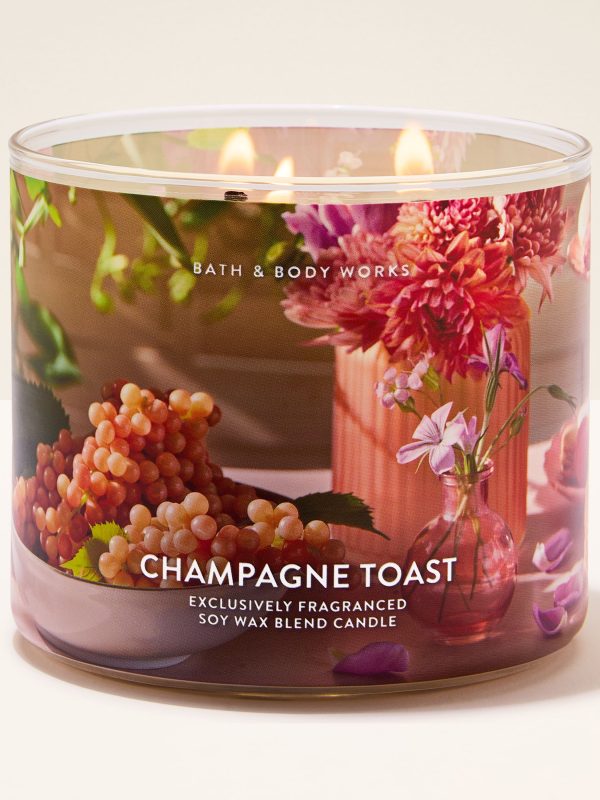 3-Wick Candle  Champagne Toast 14.5 oz / 411 g