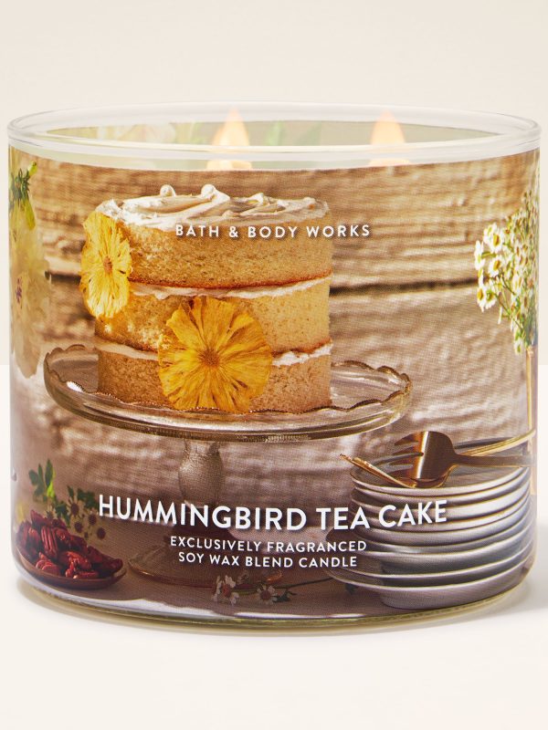 3-Wick Candle  Hummingbird Tea Cake 14.5 oz / 411 g
