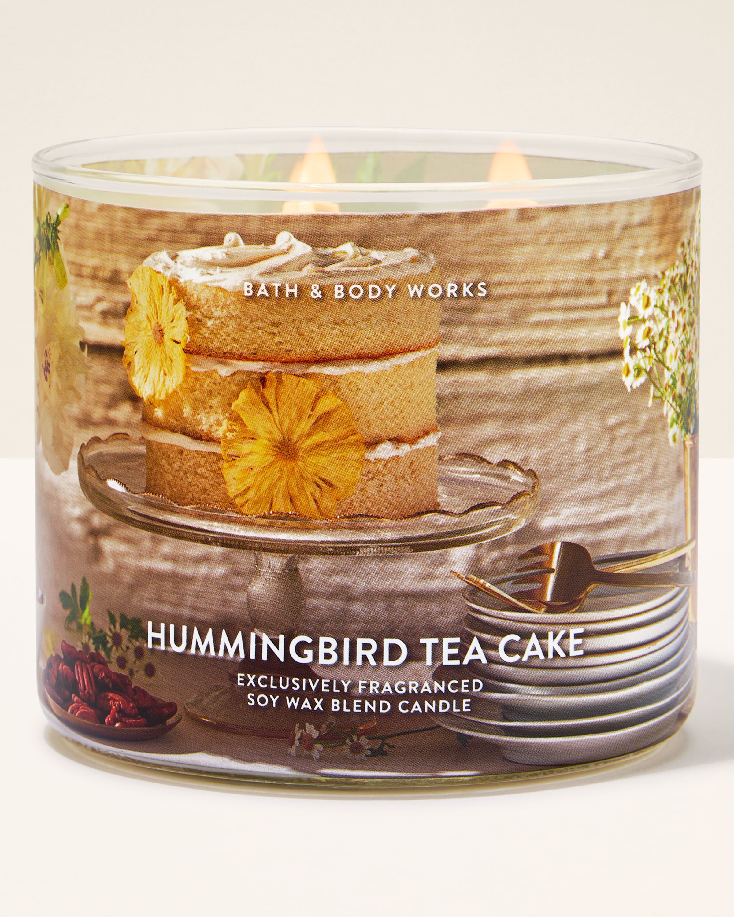 3-Wick Candle Hummingbird Tea Cake 14.5 oz / 411 g