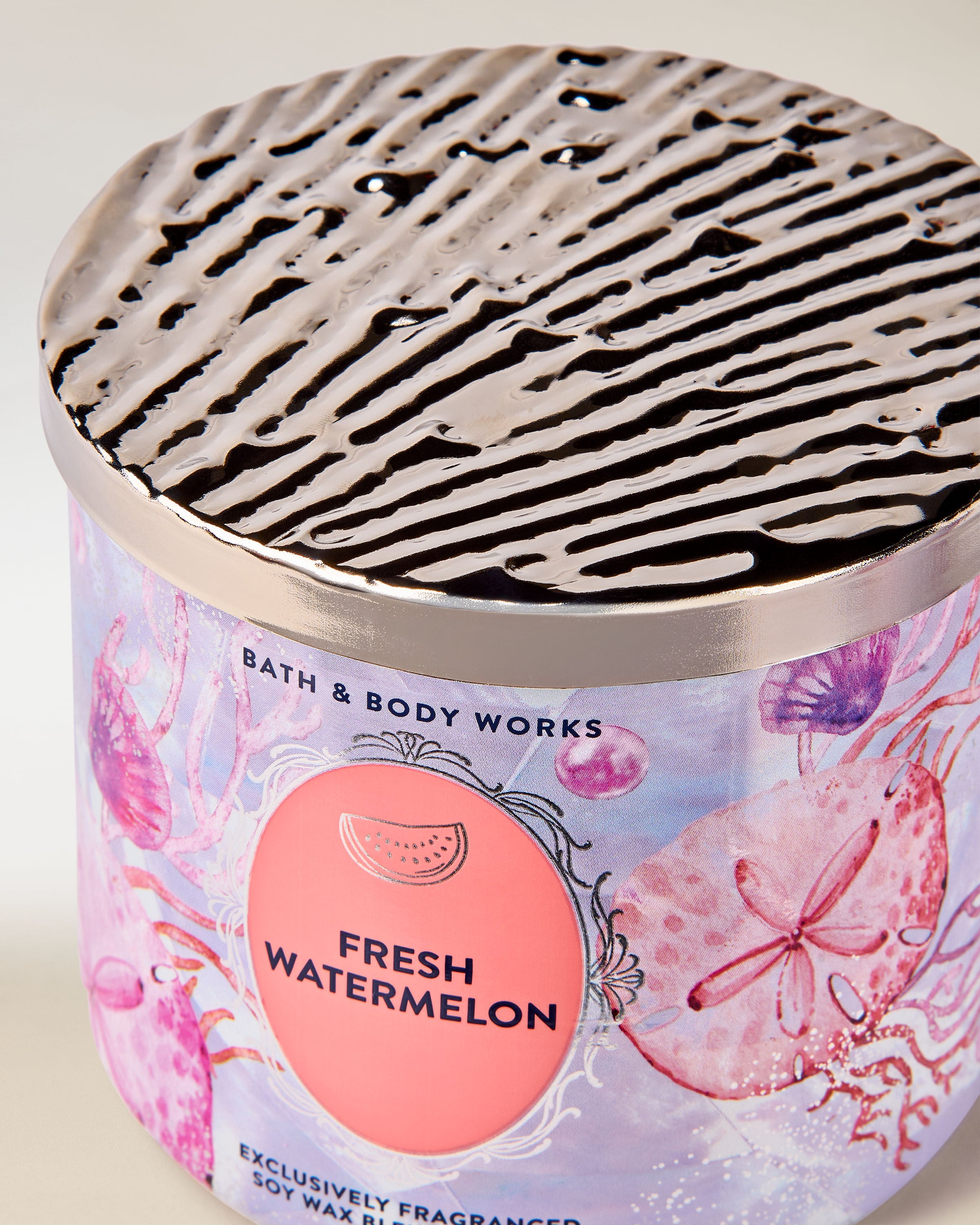 3-Wick Candle Fresh Watermelon 14.5 oz / 411 g - Image 2