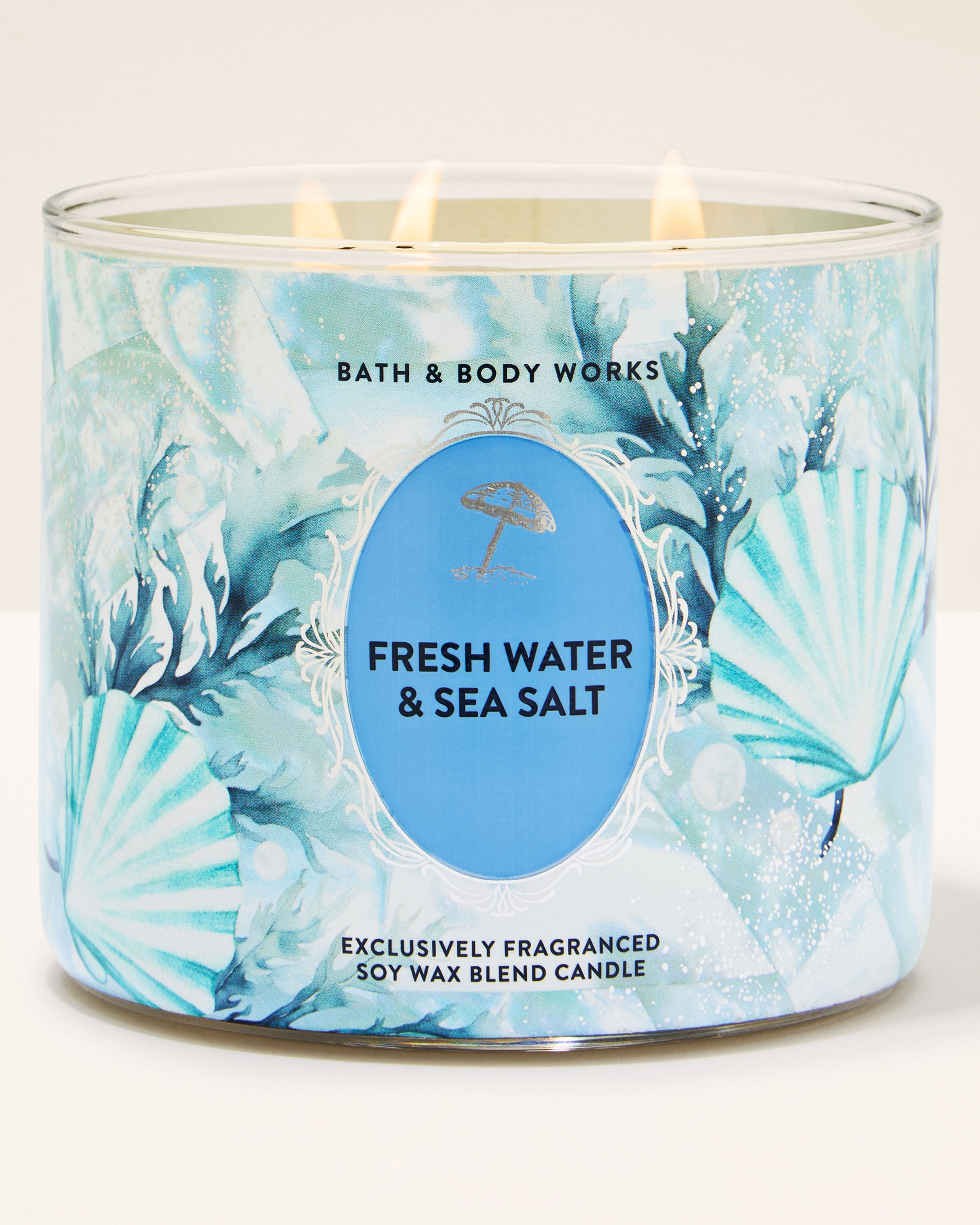 3-Wick Candle Fresh Water & Sea Salt 14.5 oz / 411 g