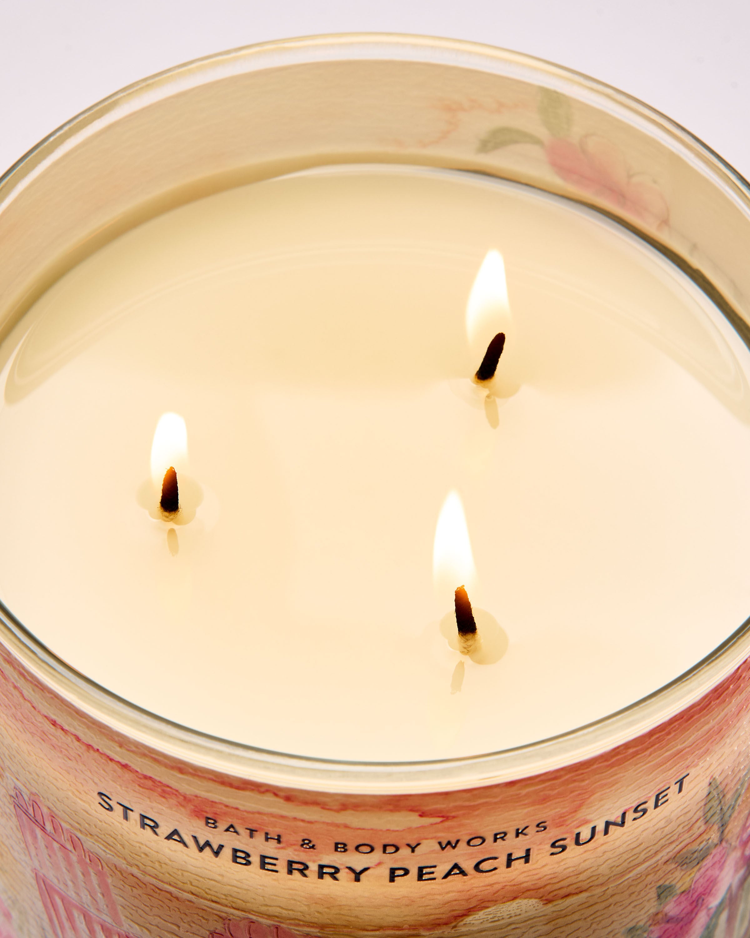 3-Wick Candle Strawberry Peach Sunset 14.5 oz / 411 g - Image 5