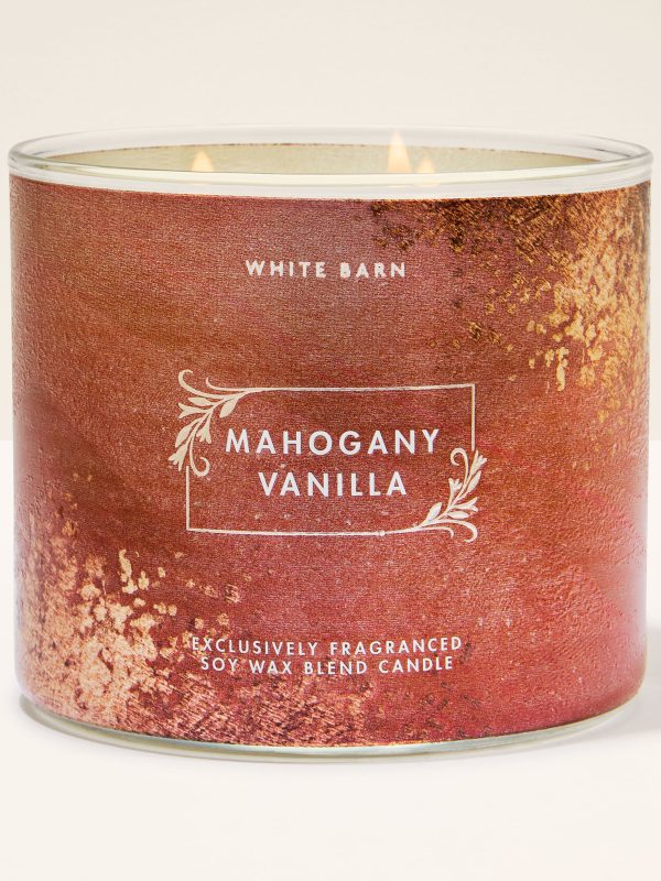 3-Wick Candle  Mahogany Vanilla 14.5 oz / 411 g