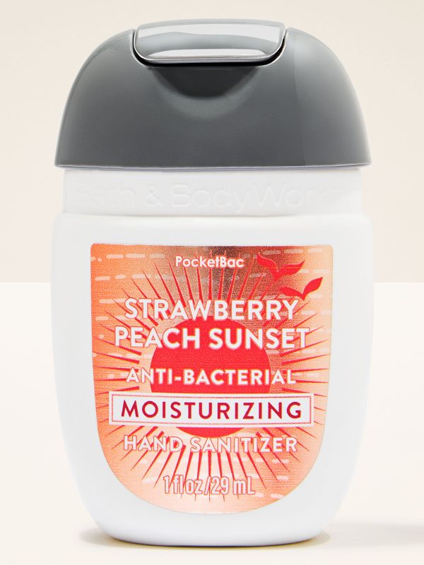 Moisturizing PocketBac Hand Sanitizer  Strawberry Peach Sunset 1 fl oz / 29 ml