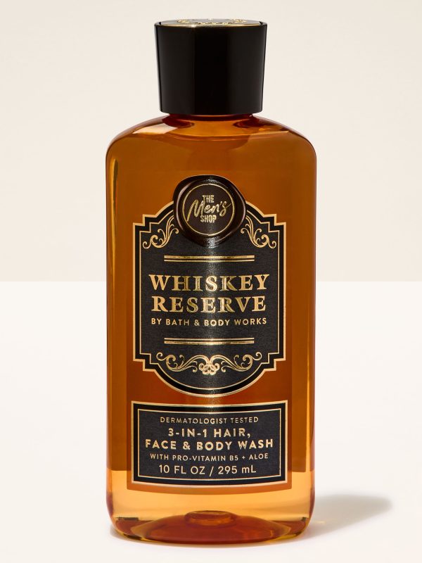 3-in-1 Hair, Face & Body Wash  Whiskey Reserve 10 fl oz / 295 mL
