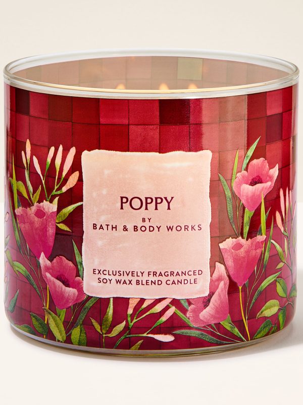 3-Wick Candle  Poppy 14.5 oz / 411 g