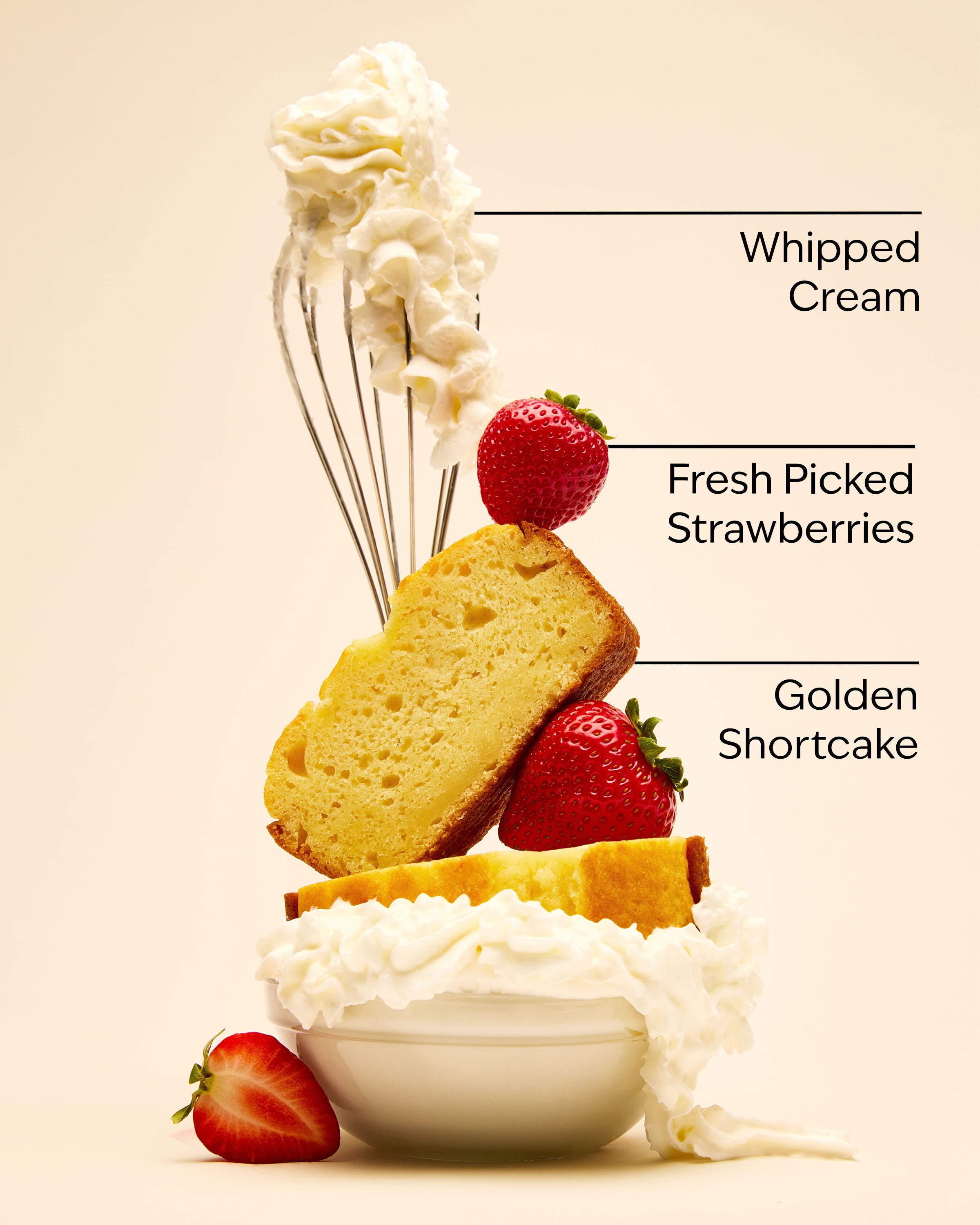 3-Wick Candle Strawberry Pound Cake 14.5 oz / 411 g - Image 3
