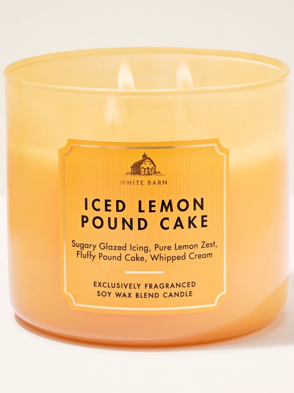 3-Wick Candle Iced Lemon Pound Cake 14.5 oz / 411 g