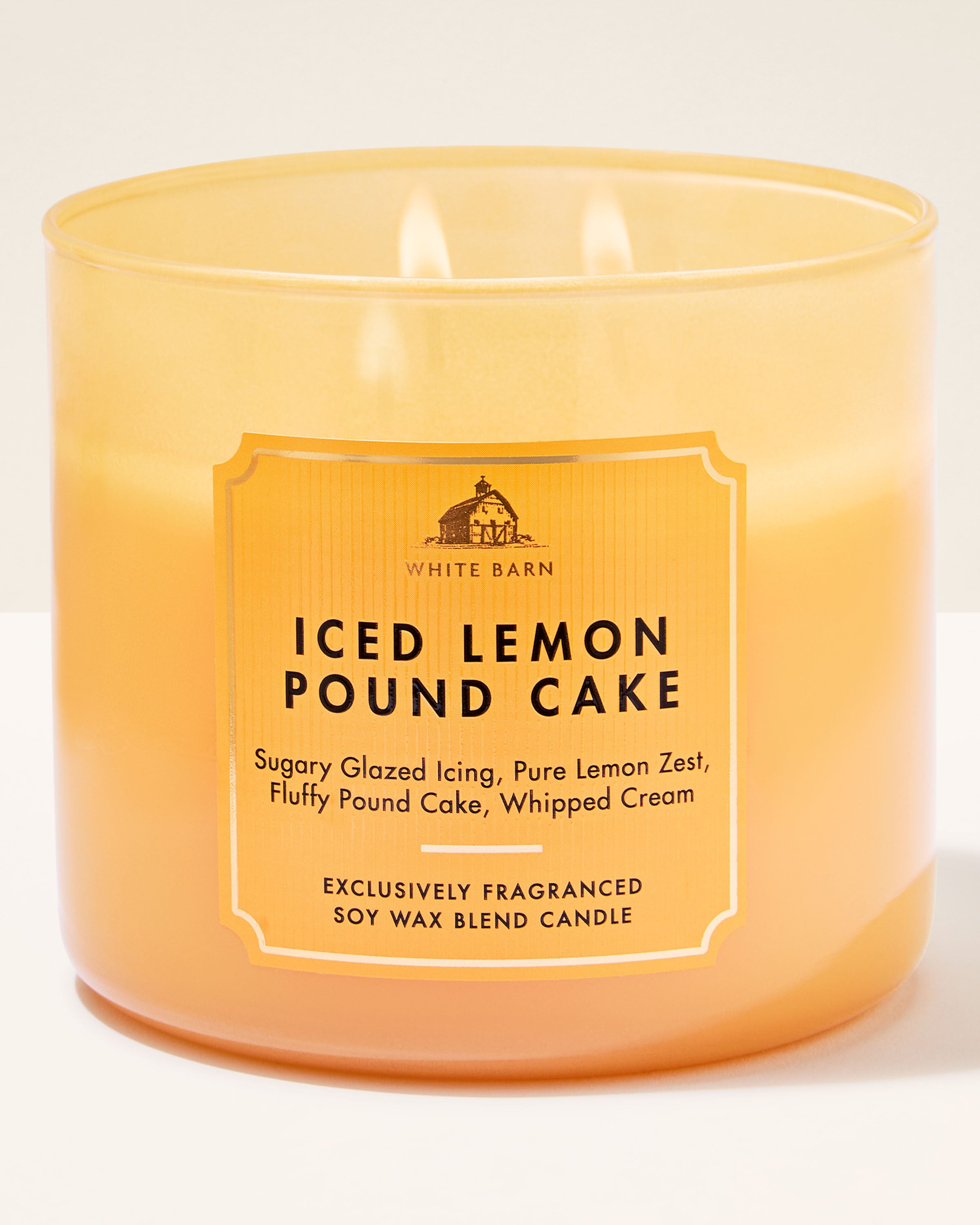3-Wick Candle Iced Lemon Pound Cake 14.5 oz / 411 g