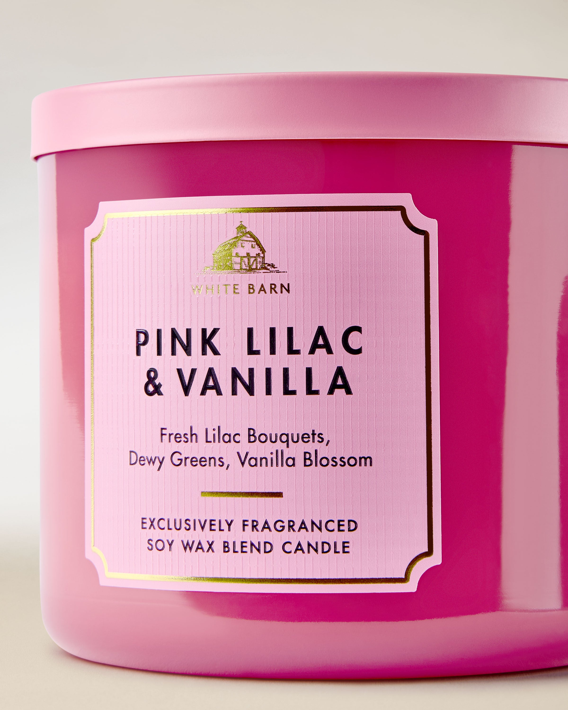 3-Wick Candle Pink Lilac & Vanilla 14.5 oz / 411 g - Image 2