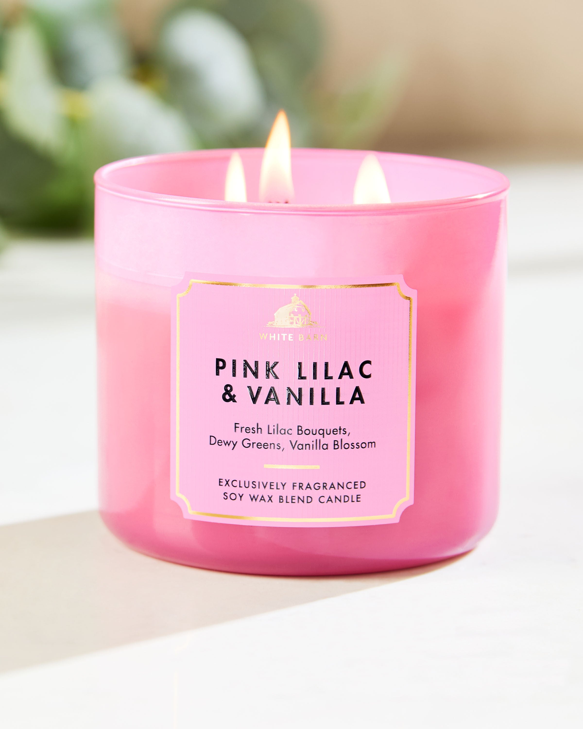 3-Wick Candle Pink Lilac & Vanilla 14.5 oz / 411 g - Image 6