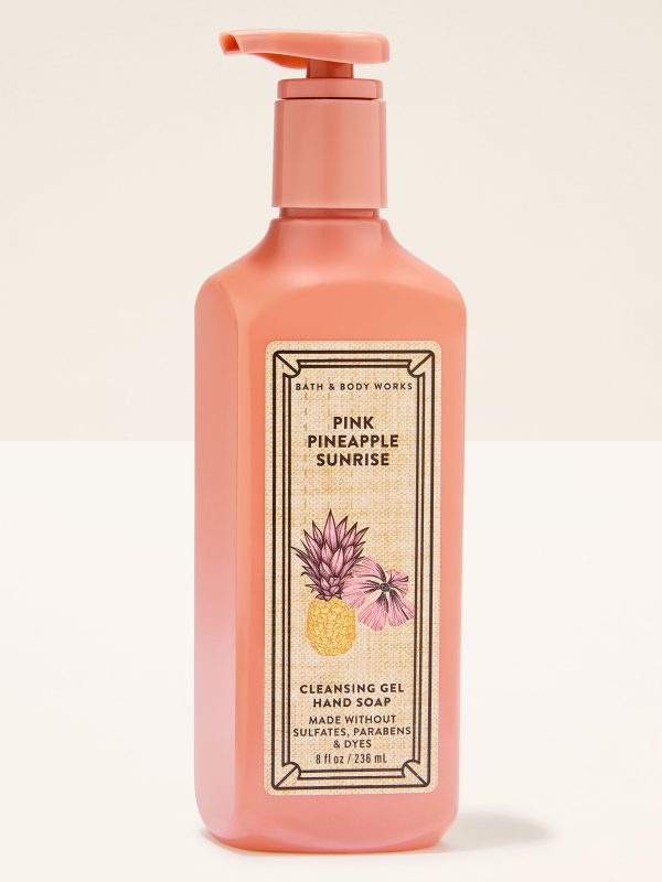 Cleansing Gel Hand Soap  Pink Pineapple Sunrise 8 fl oz / 236 ml