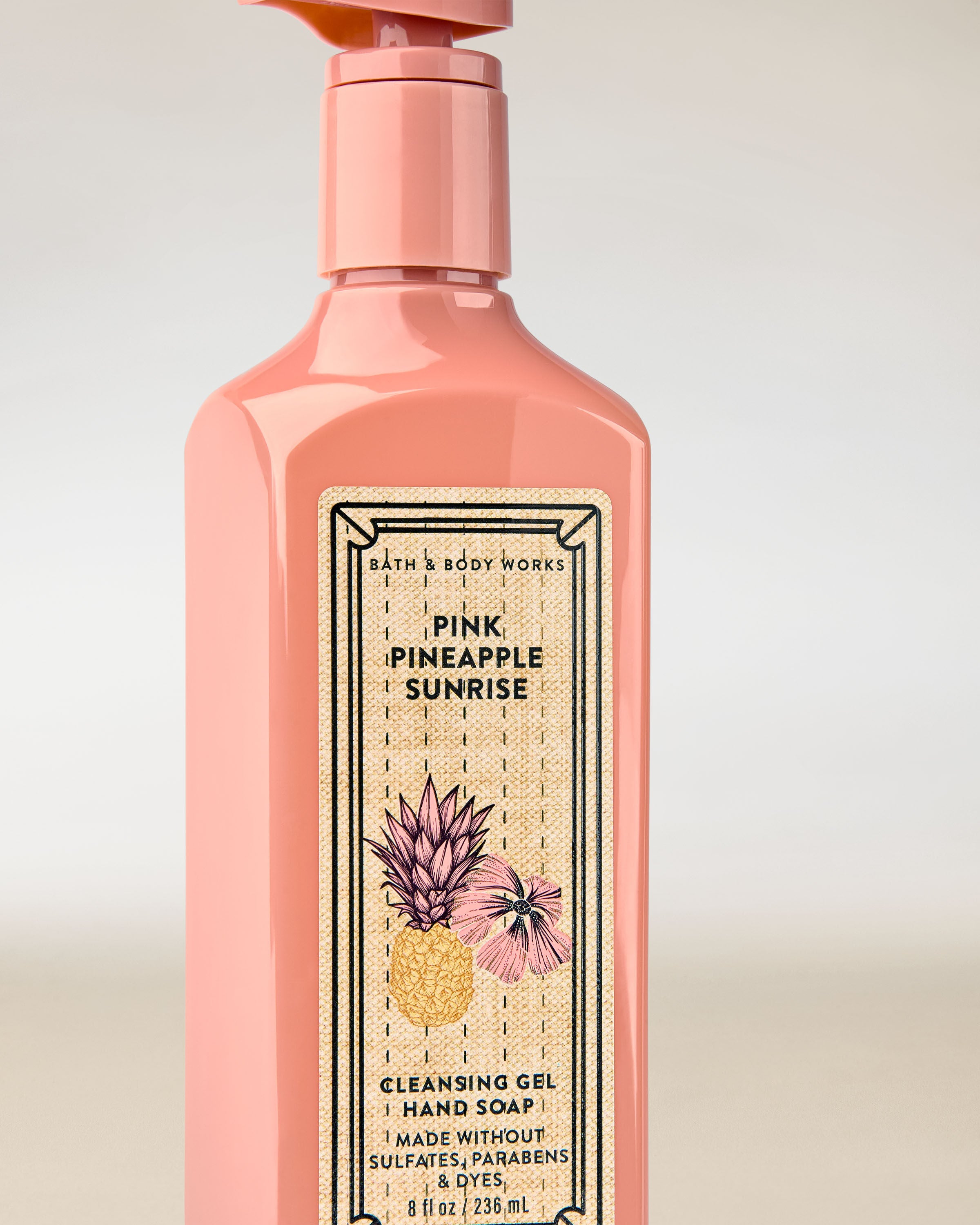 Cleansing Gel Hand Soap Pink Pineapple Sunrise 8 fl oz / 236 ml - Image 2
