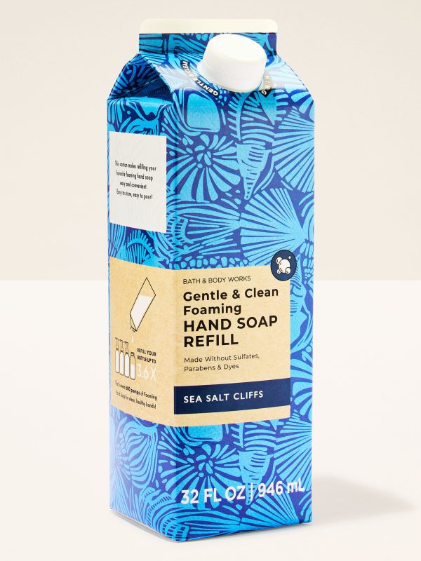 Gentle & Clean Foaming Hand Soap Refill  Sea Salt Cliffs 32 fl oz / 946 ml