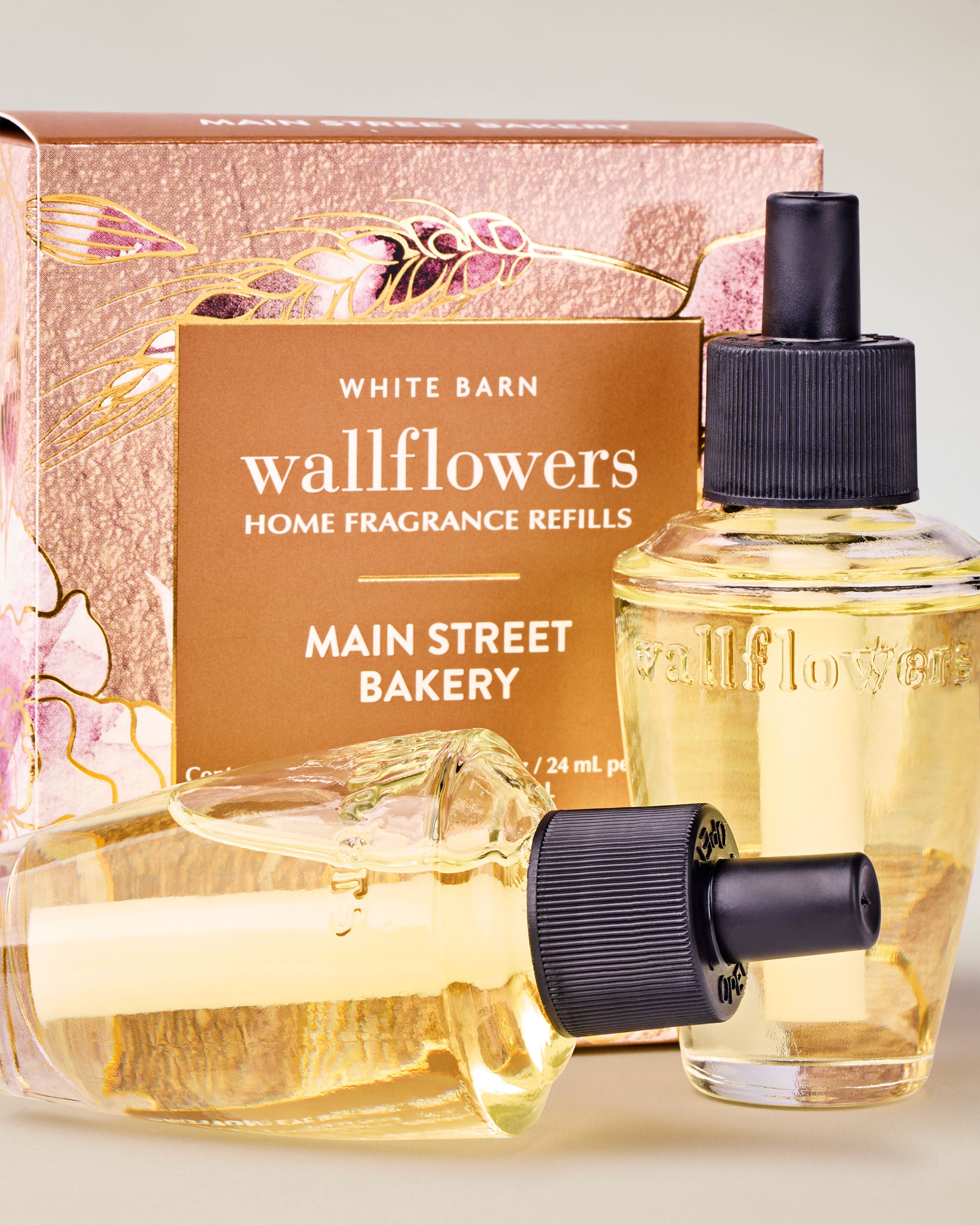 Wallflowers Refills 2-Pack Main Street Bakery 2 fragrance bulbs 0.8 fl oz / 24 ml per bulb total net 1.6 fl oz / 48 ml - Image 2