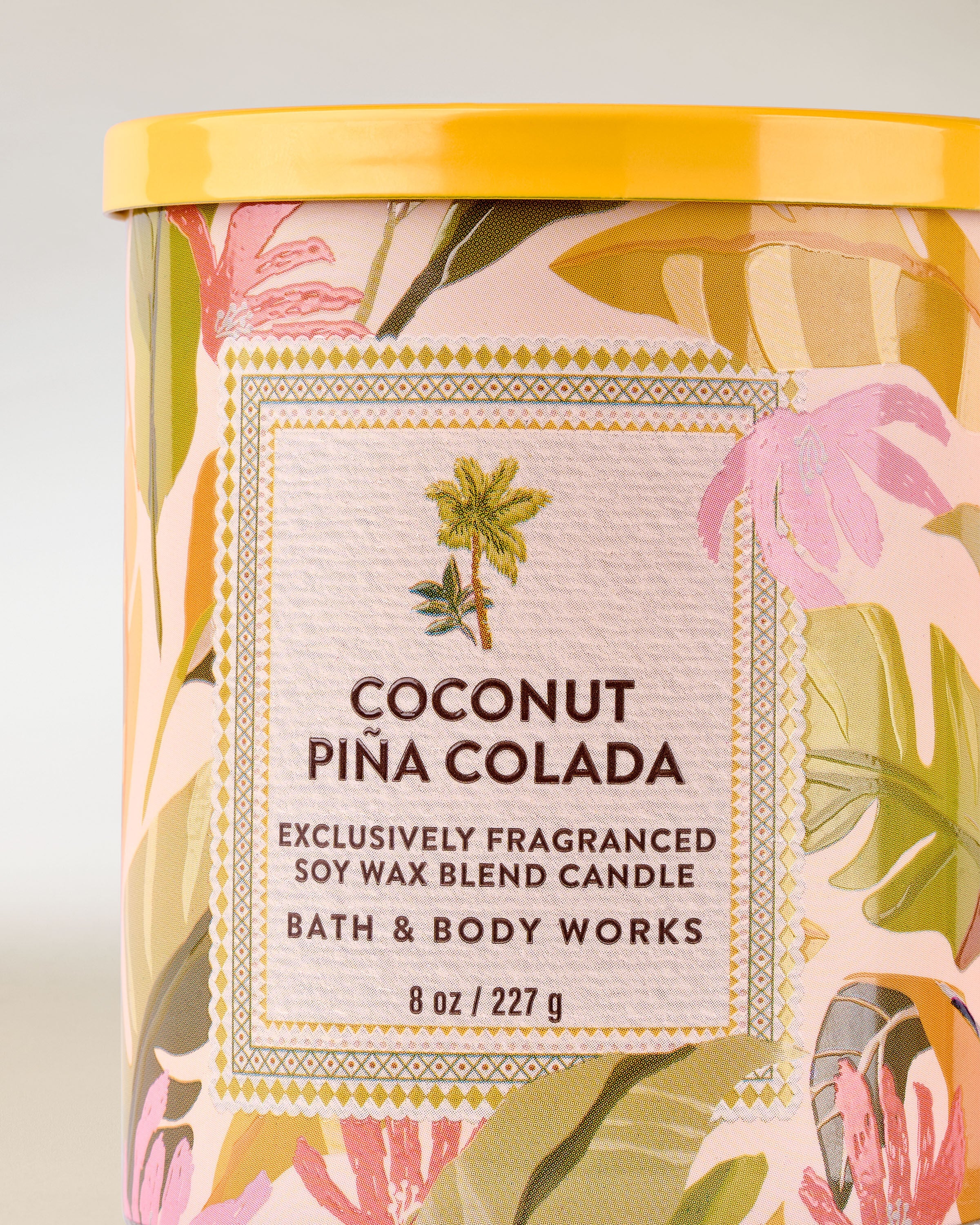 Single Wick Candle Coconut Piña Colada 8 oz / 227 g - Image 2