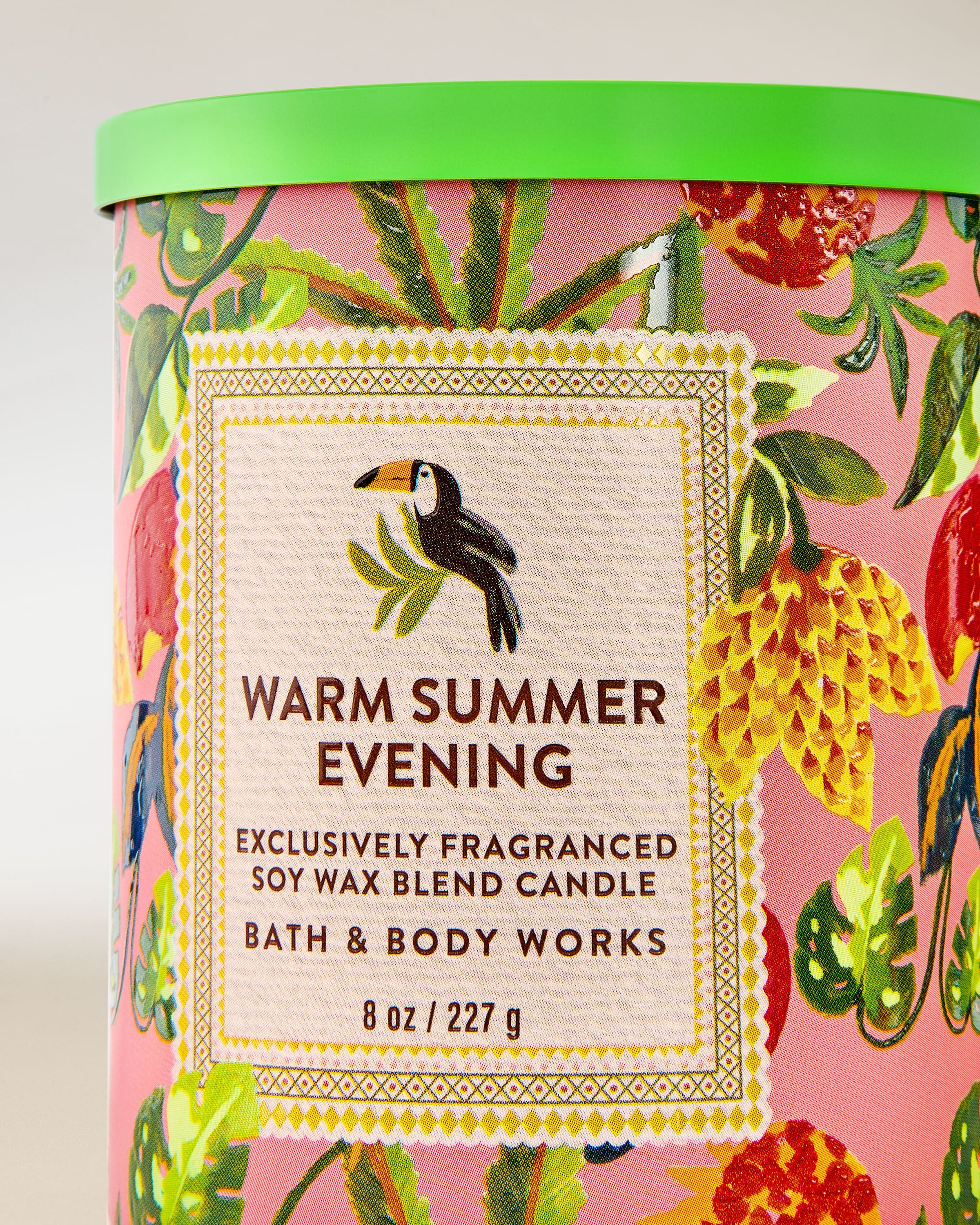 Single Wick Candle Warm Summer Evening 8 oz / 227 g - Image 2