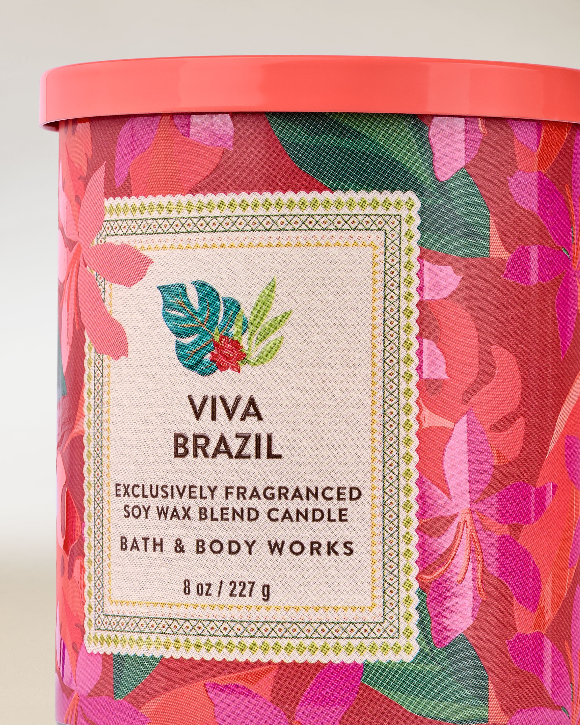Single Wick Candle Viva Brazil 8 oz / 227 g - Image 2