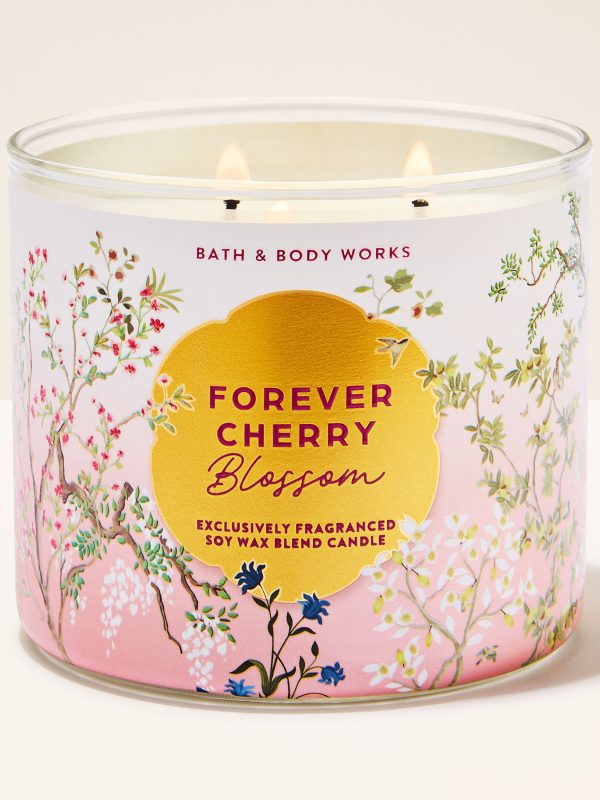 3-Wick Candle  Forever Cherry Blossom 14.5 oz / 411 g