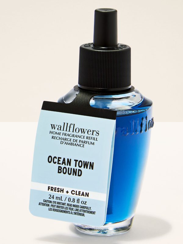Wallflowers Fragrance Refill  Ocean Town Bound 0.8 fl oz / 24 ml