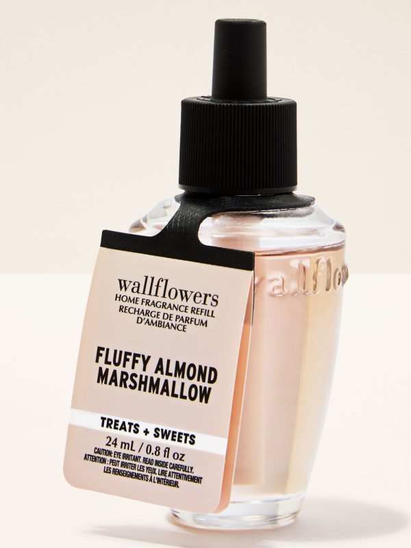 Wallflowers Fragrance Refill  Fluffy Almond Marshmallow 0.8 fl oz / 24 ml