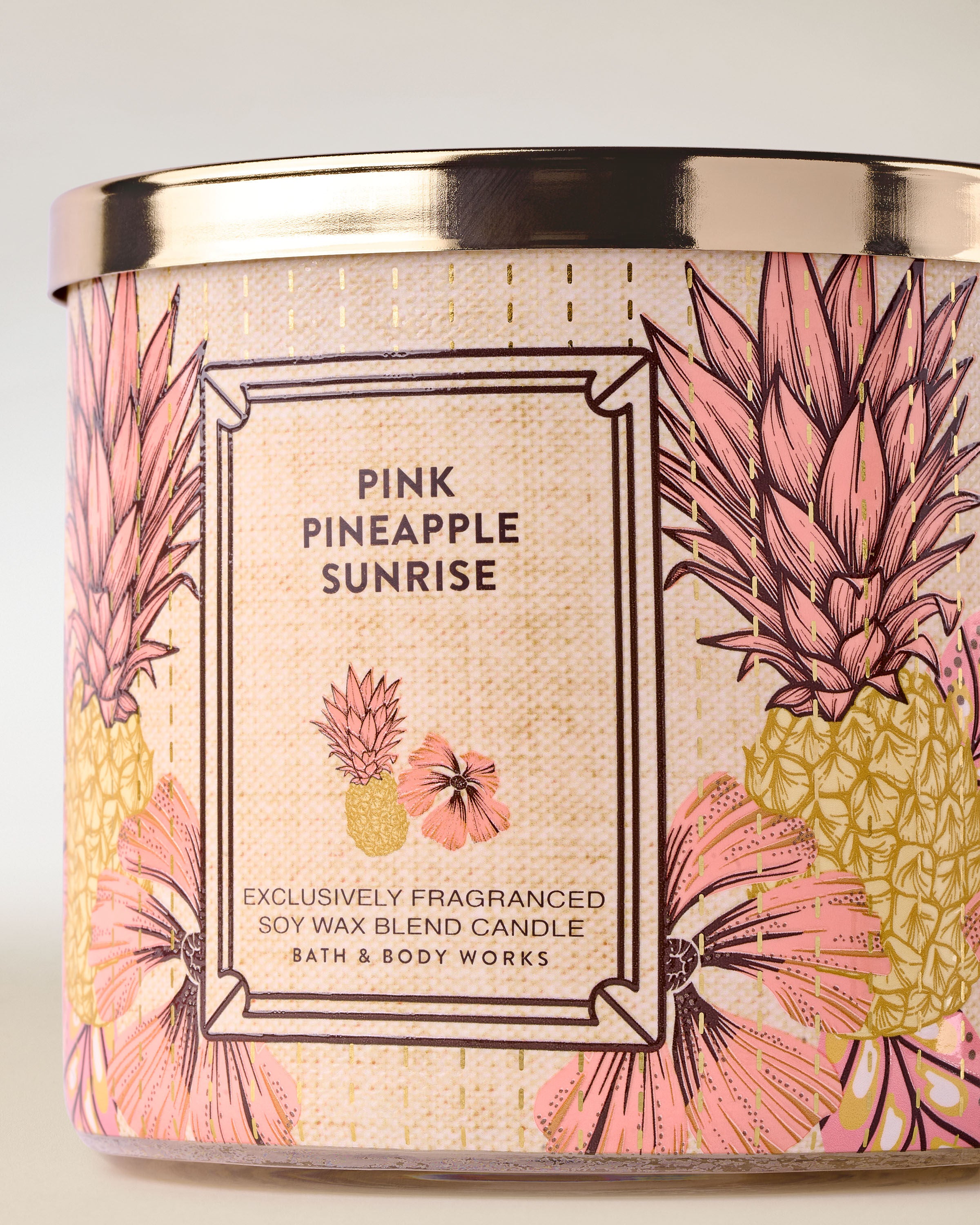 3-Wick Candle Pink Pineapple Sunrise 14.5 oz / 411 g - Image 2