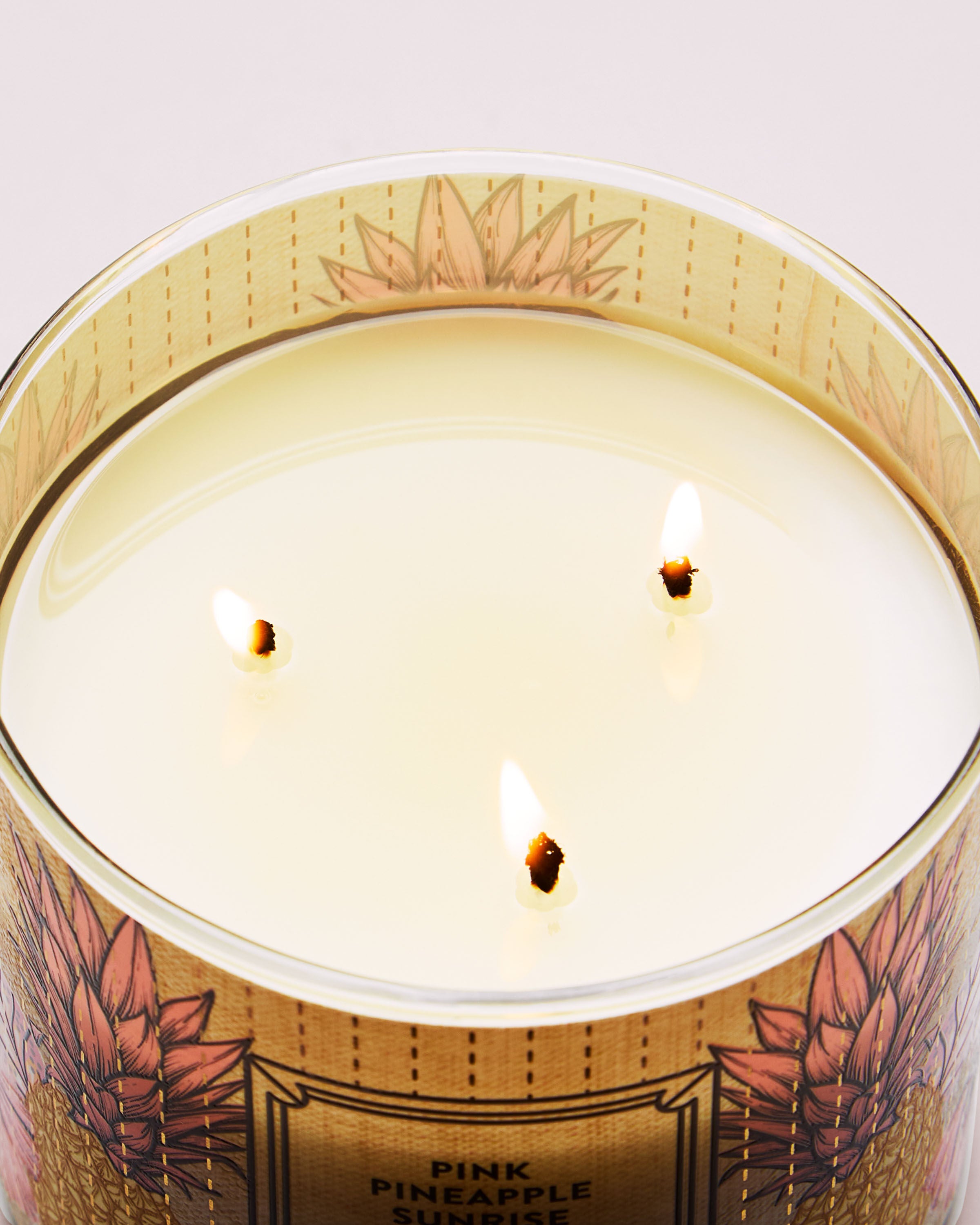3-Wick Candle Pink Pineapple Sunrise 14.5 oz / 411 g - Image 5