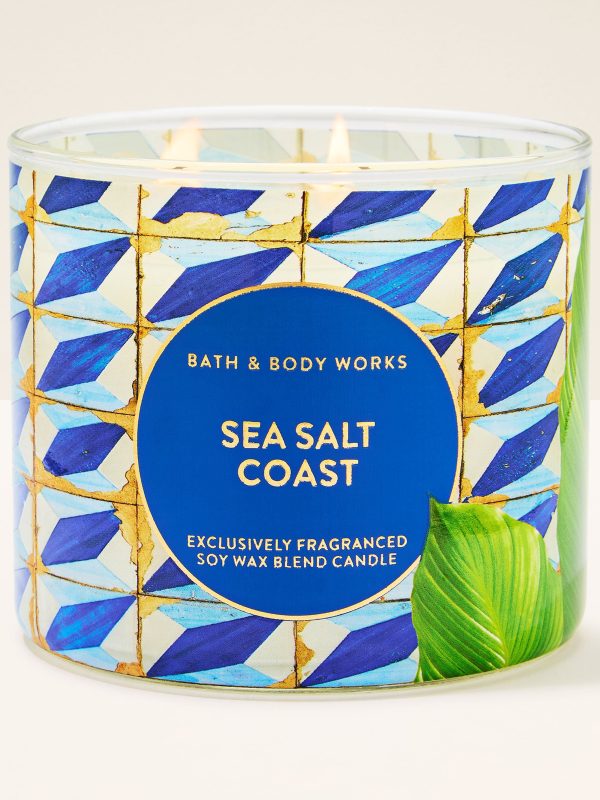 3-Wick Candle  Sea Salt Coast 14.5 oz / 411 g