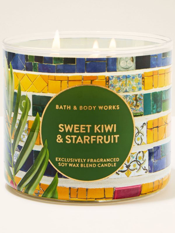 3-Wick Candle  Sweet Kiwi & Starfruit 14.5 oz / 411 g