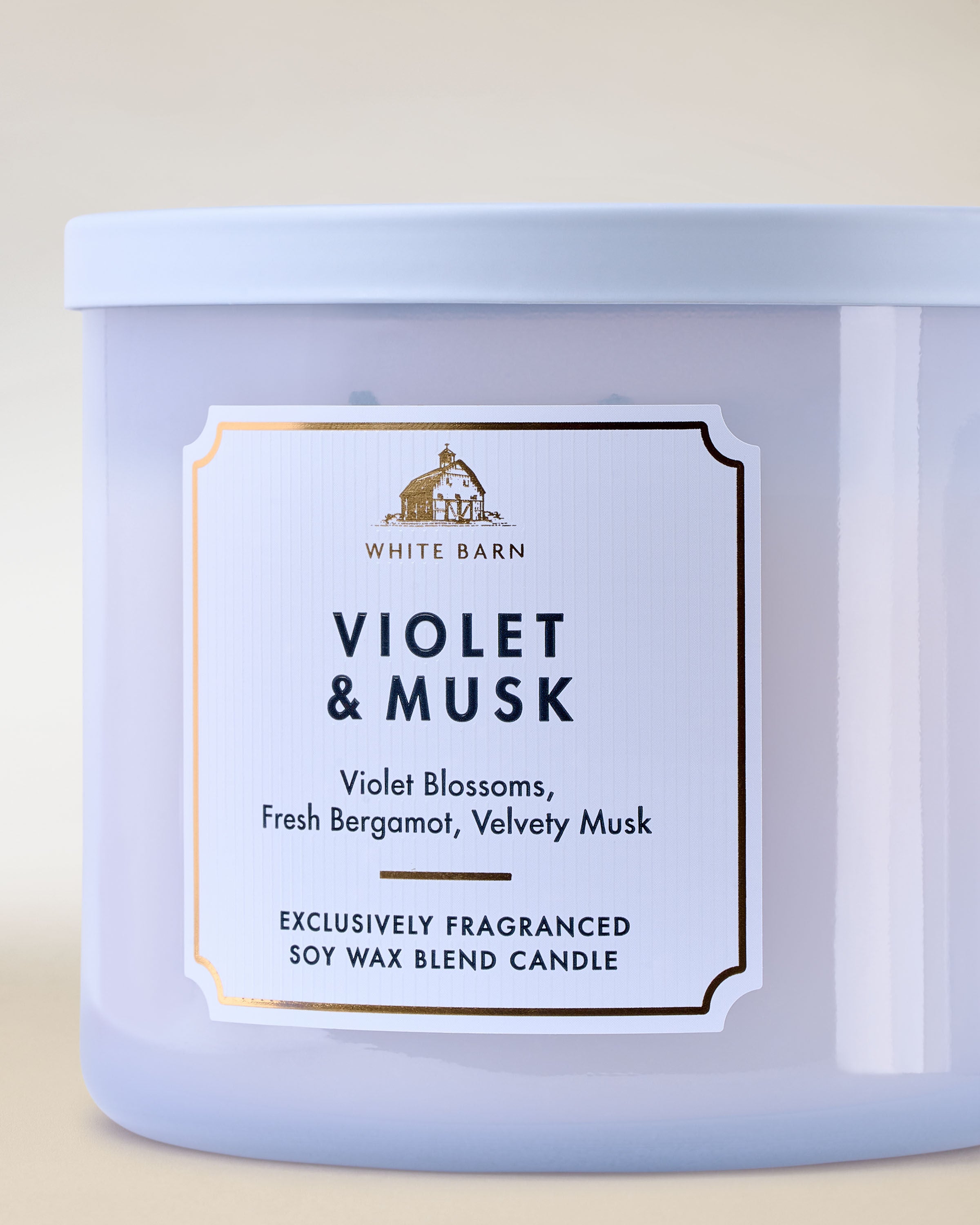 3-Wick Candle Violet & Musk 14.5 oz / 411 g - Image 2