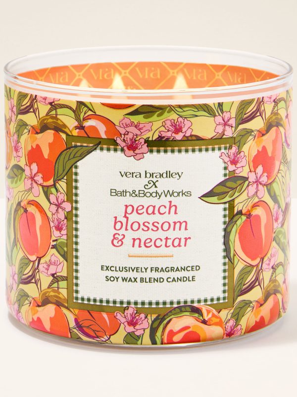 3-Wick Candle  Peach Blossom & Nectar 14.5 oz / 411 g