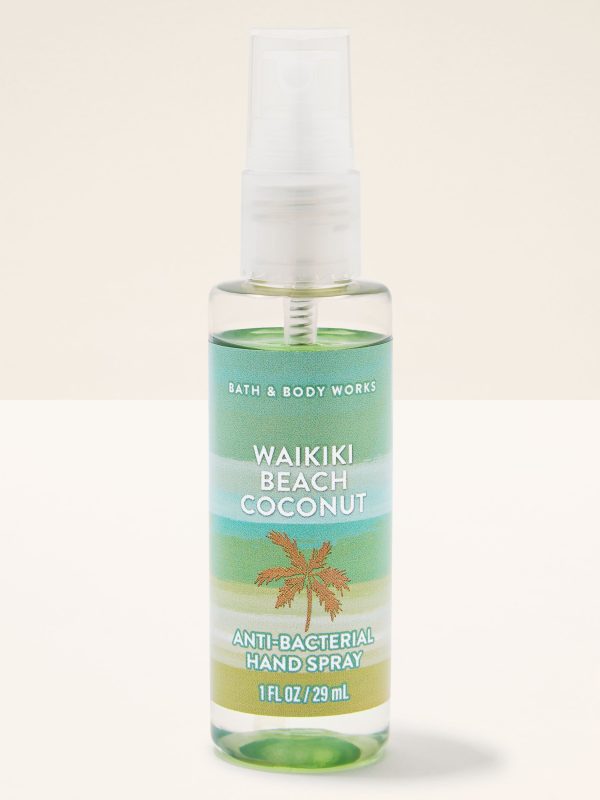 Hand Sanitizer Spray  Waikiki Beach Coconut 1 fl oz / 29 ml