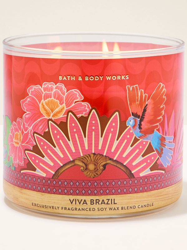 3-Wick Candle  Viva Brazil 14.5 oz / 411 g