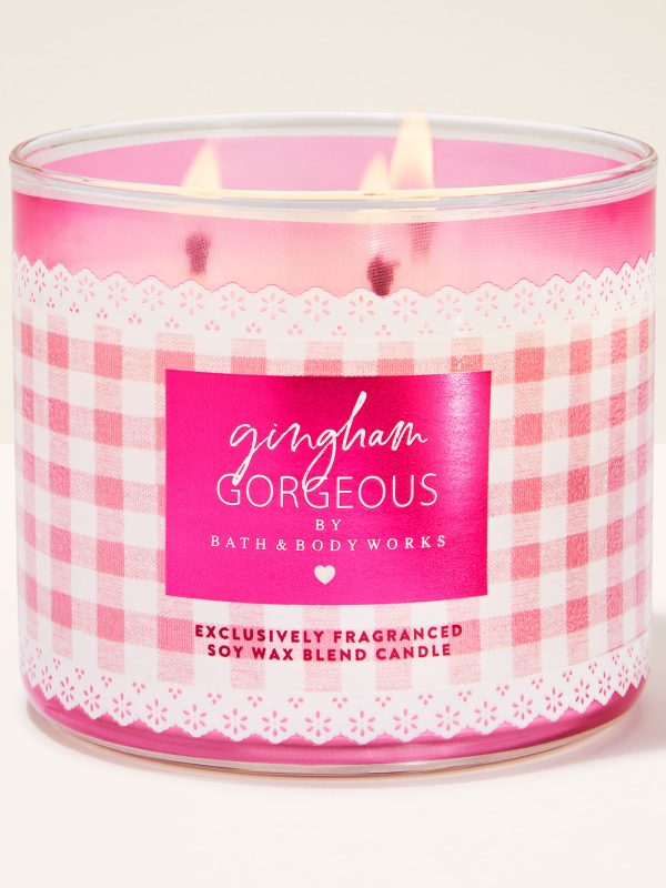 3-Wick Candle  Gingham Gorgeous 14.5 oz / 411 g